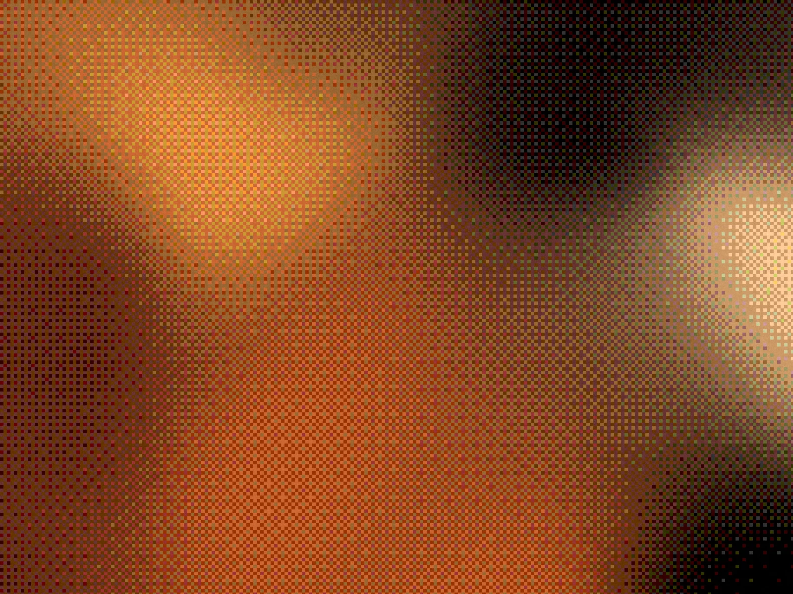 Cold canyon: dithered mesh gradient in orange and sand