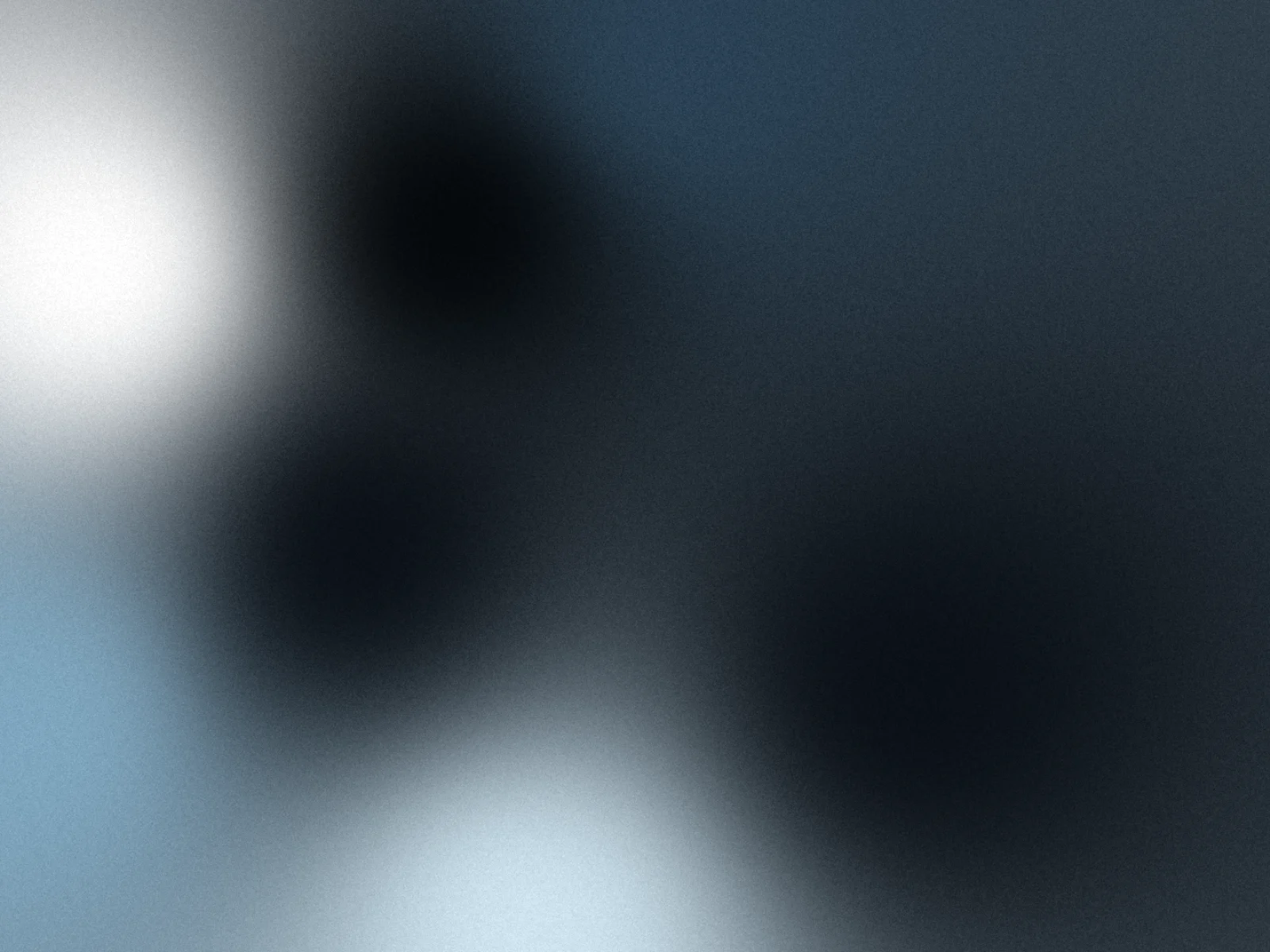 Early radio: grainy mesh gradient in blue and white