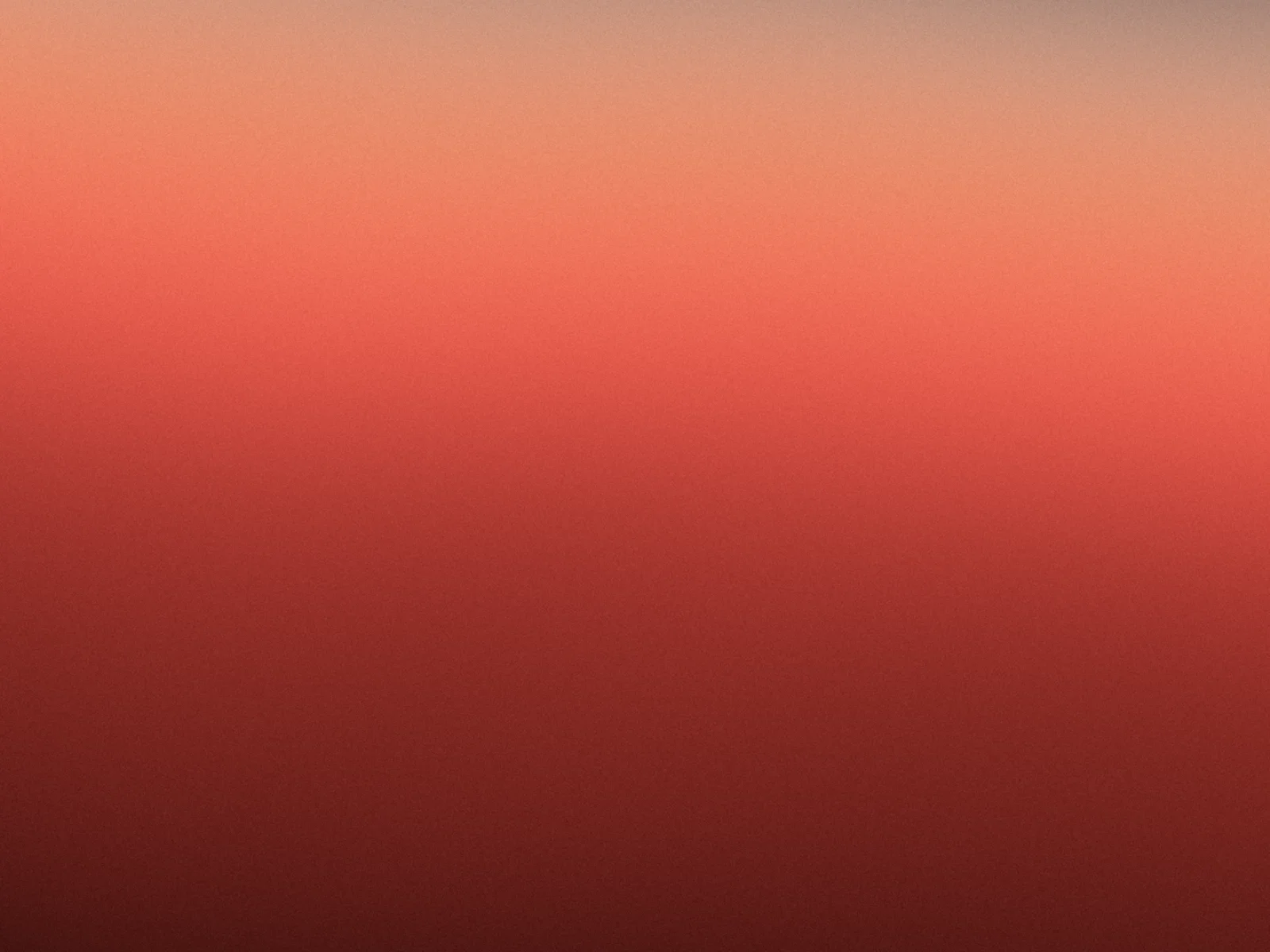 Hollow grove: grainy gradient in red, orange and white