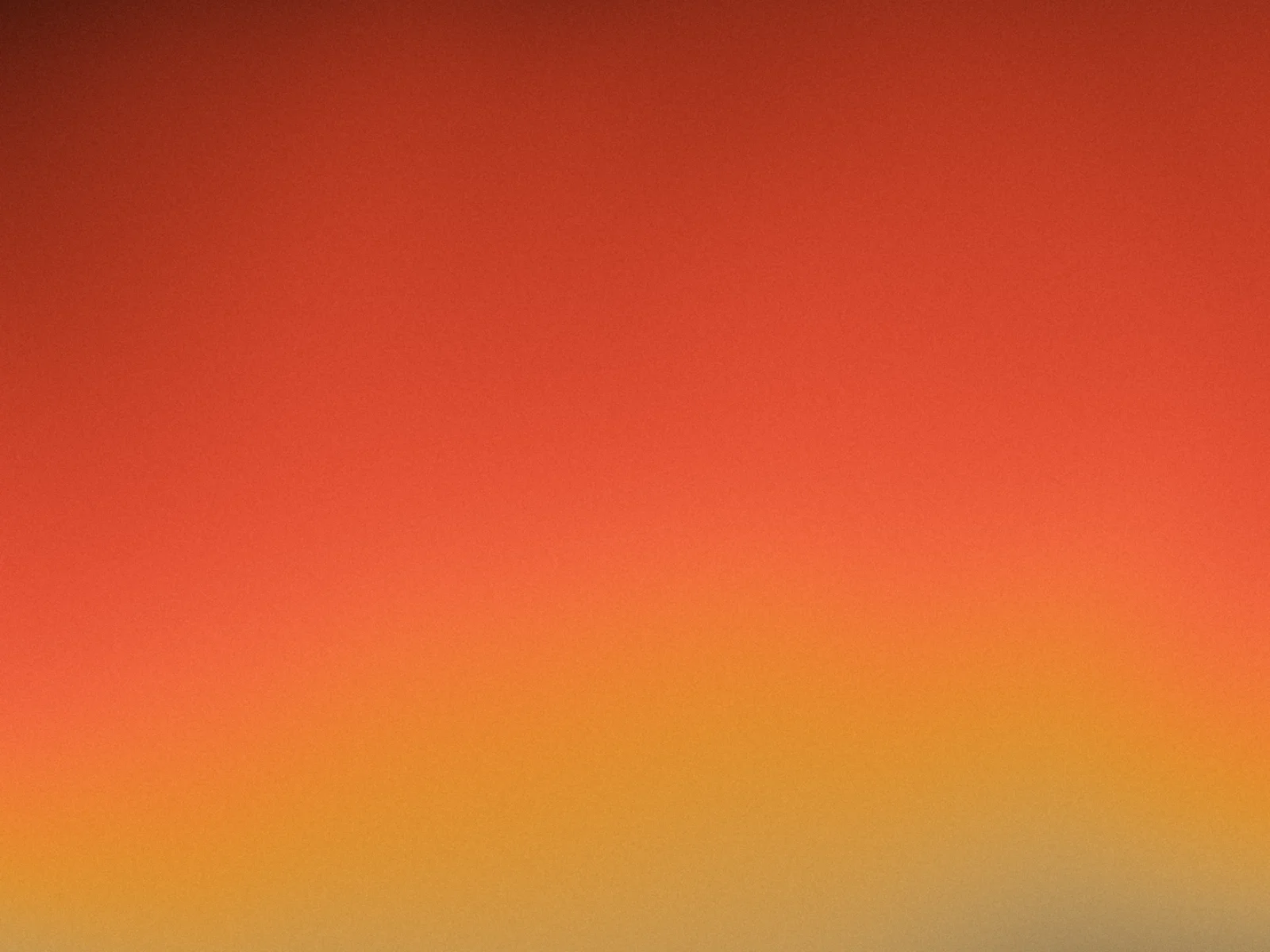 Hollow lantern: grainy gradient in red, amber and sand