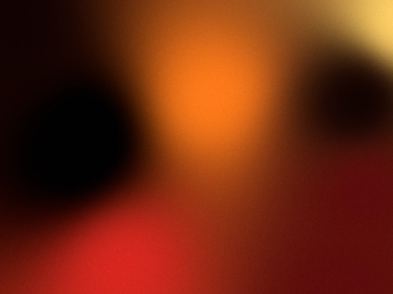 Pale radio: grainy mesh gradient in red, orange and gold