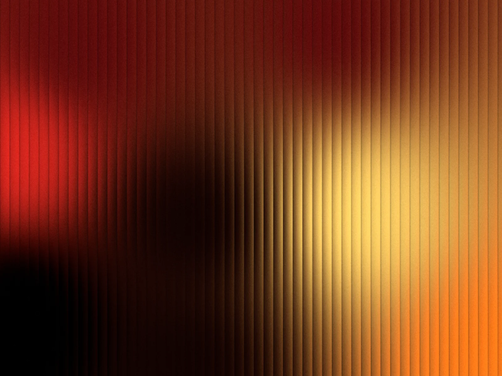 Salt radio: glass mesh gradient in red, orange and gold
