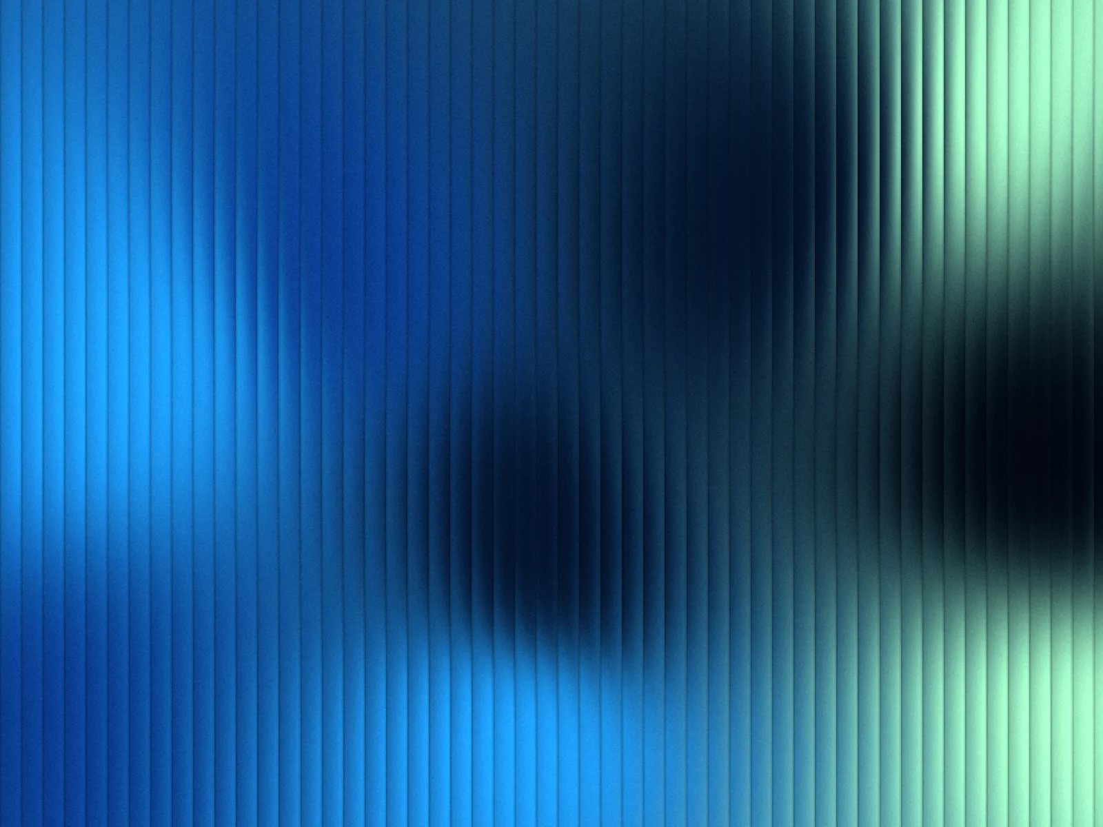 Sunday radio: glass mesh gradient in blue and green